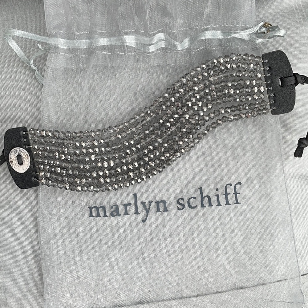 Women’s silver beaded bracelet